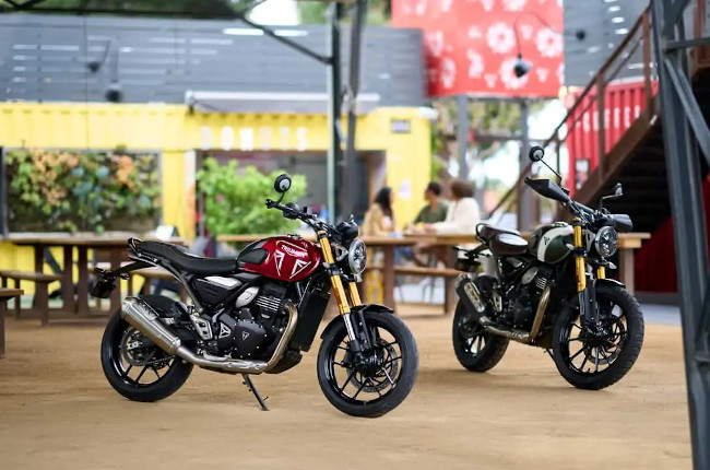 Feast your eyes on the new Triumph Speed 400 and Scrambler 400X