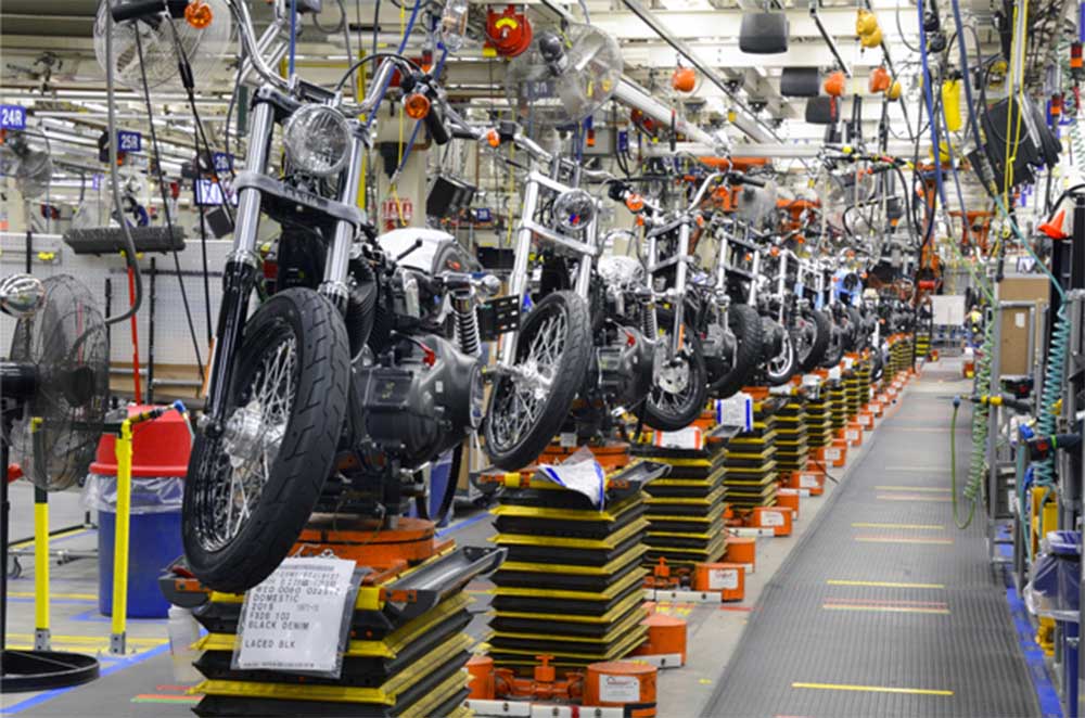 harley davidson production